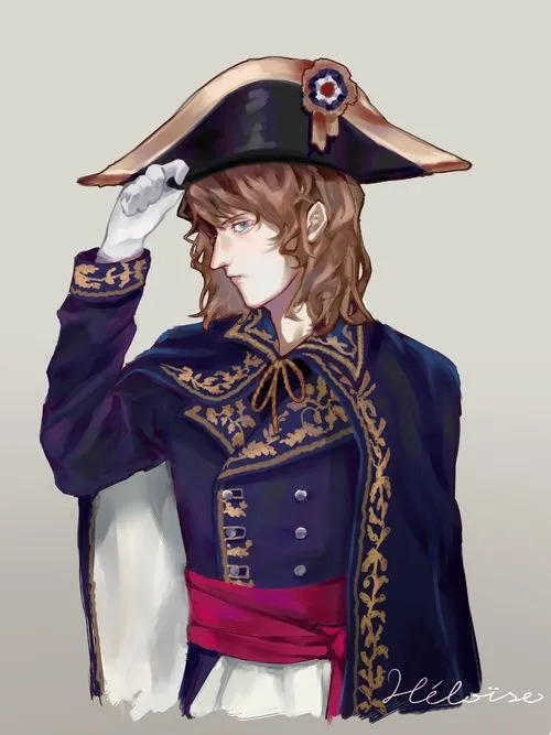 Hình troll quyền quý Pháp kết hợp biểu tượng vương miện cổ