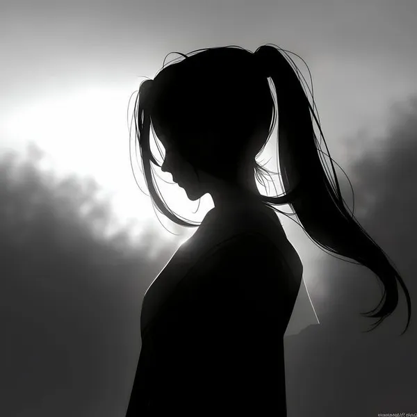 Ảnh trang cá nhân buồn, phông tối mờ