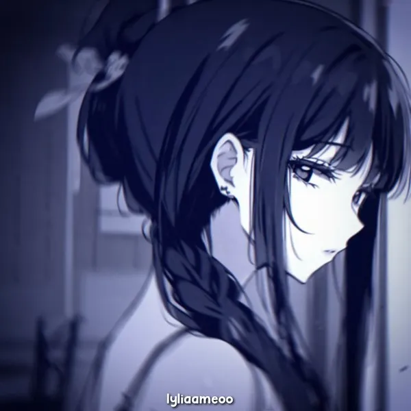 Ảnh profile cô đơn nữ, tone lạnh nhạt