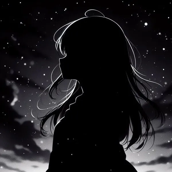 Hình profile buồn cool ngầu, phông xám tro