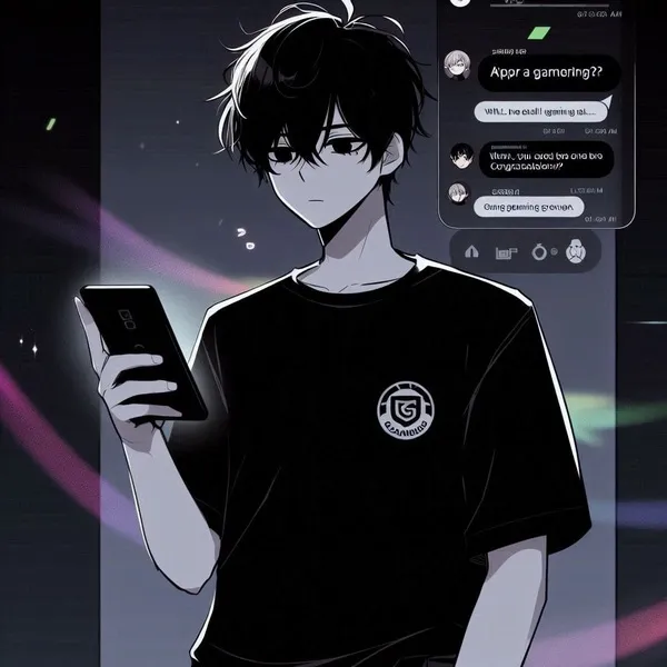 Ảnh anime nam cô độc dựa tường nứt