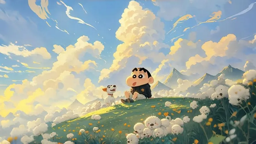 Hình nền laptop dễ thương, vibe mềm mại cực đáng yêu.