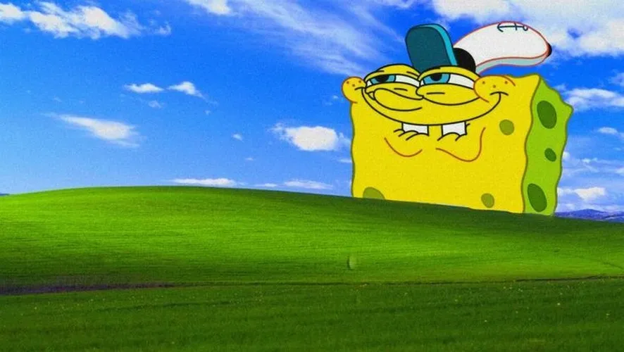 Hình nền máy tính bựa nhẹ, không lố mà vẫn vui.