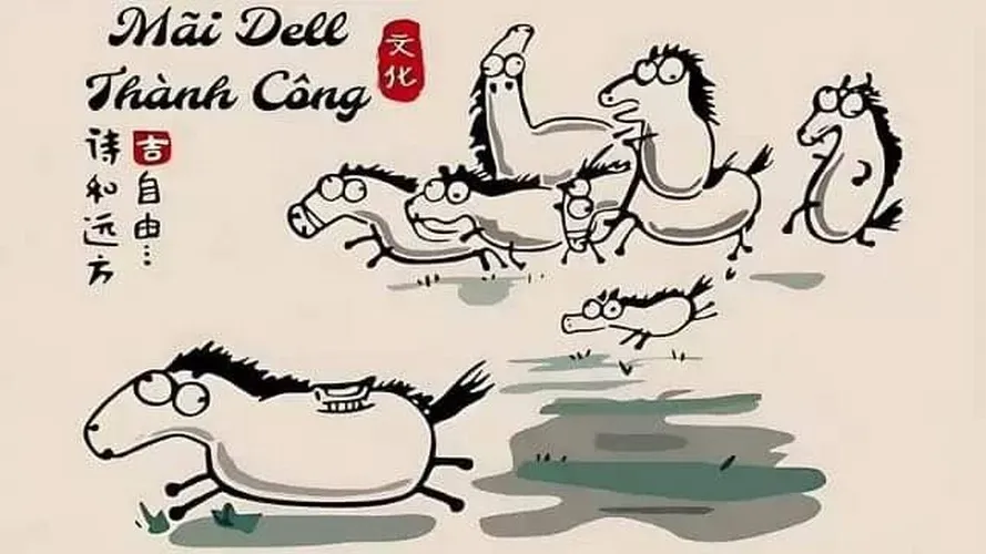 Hình nền laptop hài hước kiểu “đi làm về chưa”.