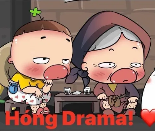 Hình troll vừa gõ bàn phím vừa bình luận drama