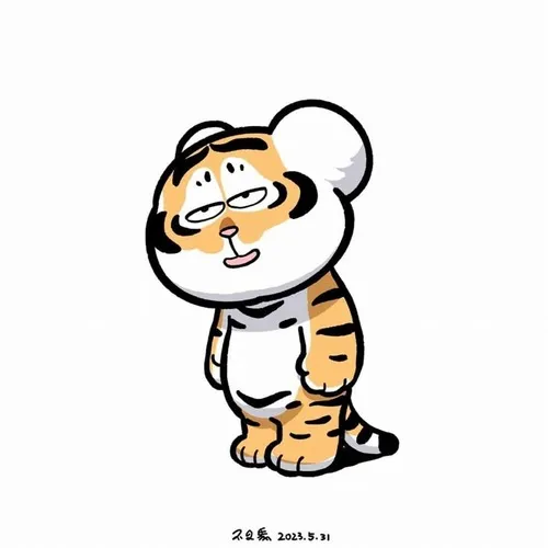 Hình troll hổ bất lực khi bị bạn troll lại