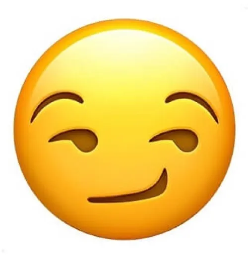 Emoji cười nham hiểm nhìn cực buồn cười