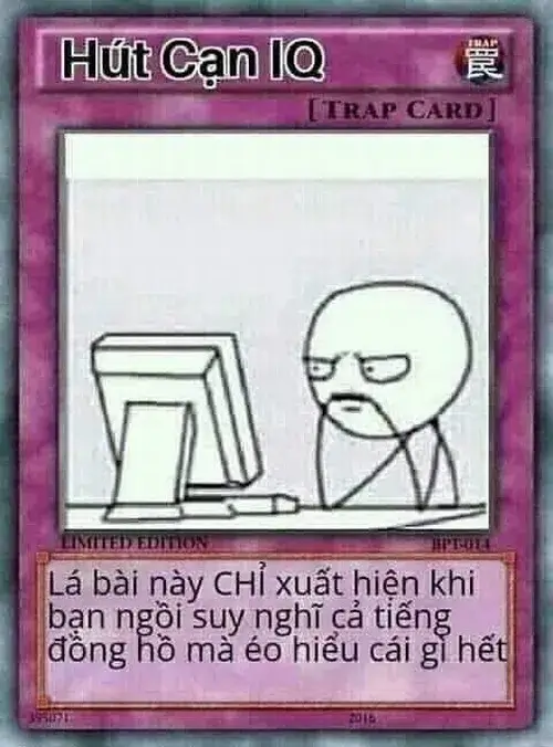 Meme chế lá bài hút cạn IQ