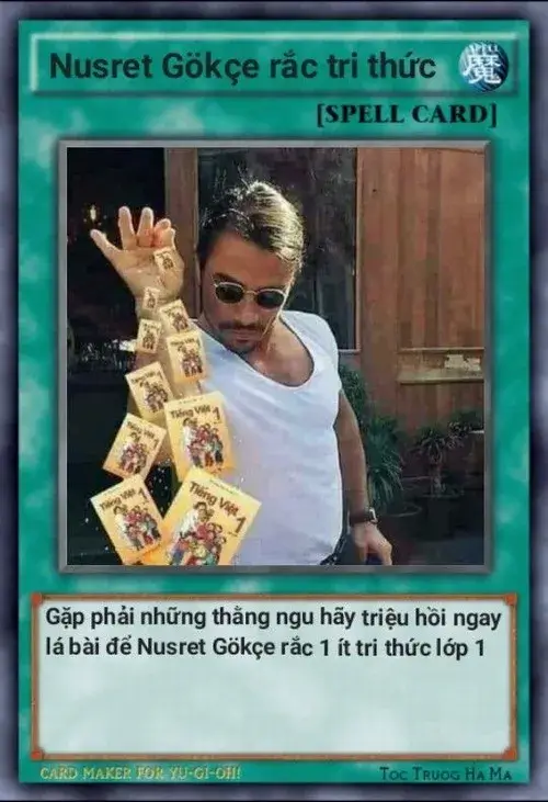 Meme chế thẻ bài thánh rắc muối