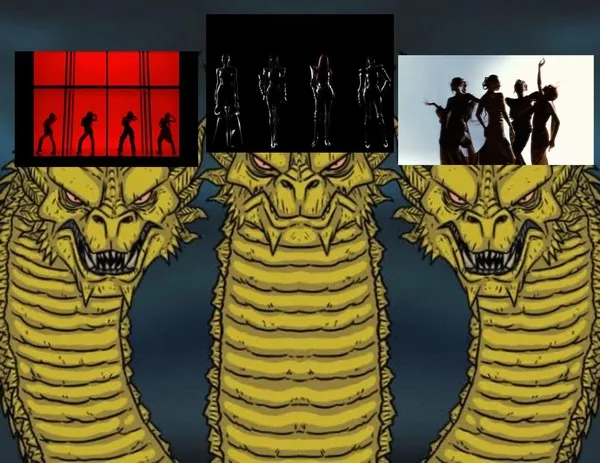 5 Bộ ảnh meme 3 con rồng: Từ oai hùng đến hài hước không tưởng