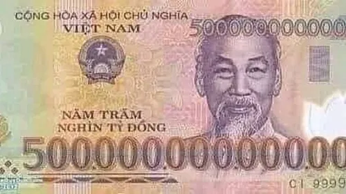 Meme tờ 500 nghìn tỷ đồng