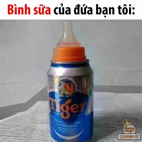 Bình sữa Tiger của đứa bạn