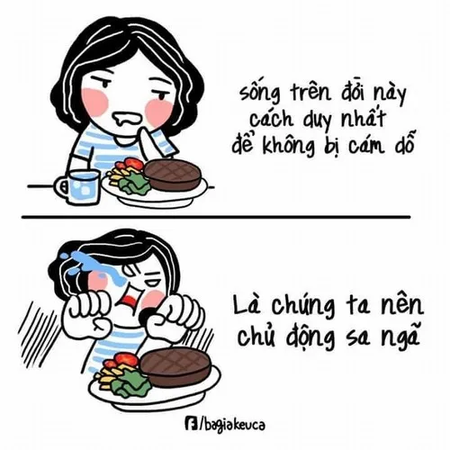 Meme chế nuốt bánh mà biểu cảm thần sầu