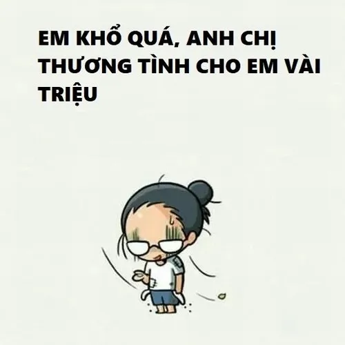 1 Meme ăn xin – cách dân GenZ biến cái nghèo thành trò vui
