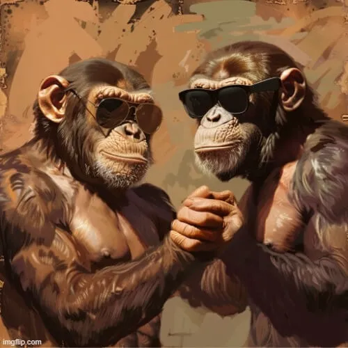 7 Ảnh troll cảnh bắt tay bạn bè vui vẻ