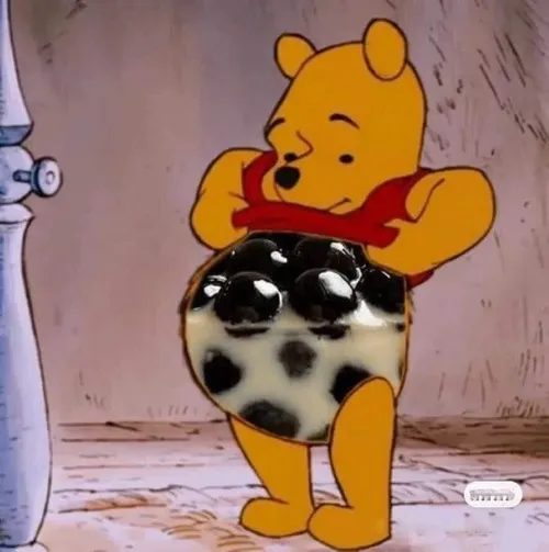 Meme chế gấu bụng toàn trà sữa