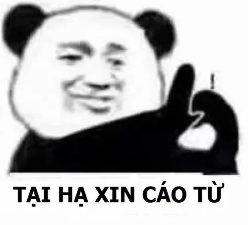 Meme tại hạ xin cáo từ