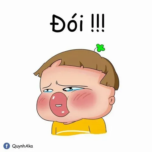 Meme hài Quỳnh AKA đói
