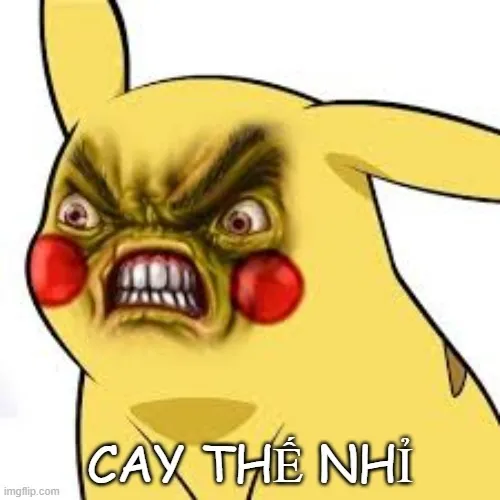 Meme hài giận dữ nhẹ, biểu cảm đáng yêu lạ