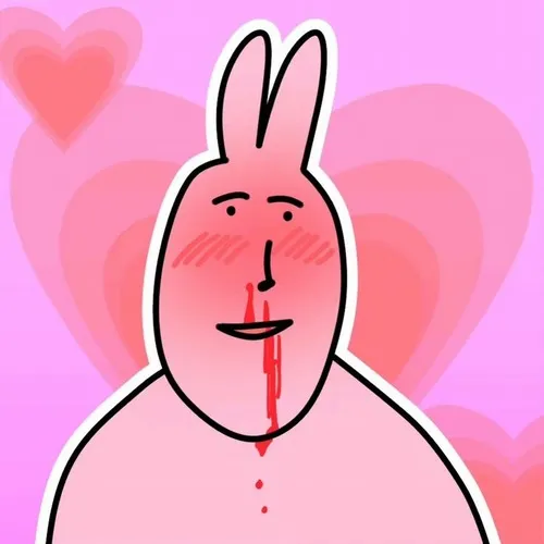 Khoảnh khắc thỏ hồng chảy máu mũi