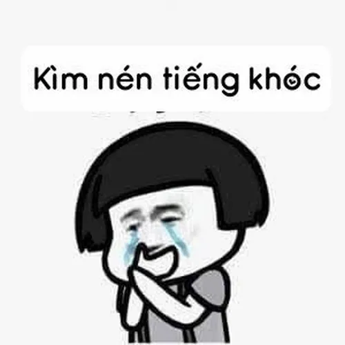 Meme chồng dỗi úp mặt vào tường cực hài
