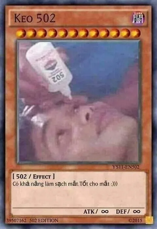 Hình troll thẻ bài keo 501