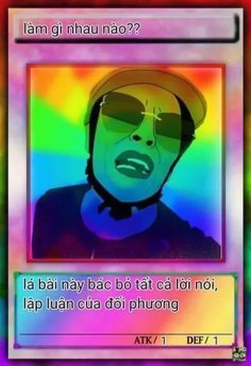 Hình chế lá bài làm gì nhau?