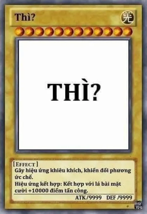 Meme hài lá bài Thì Sao?