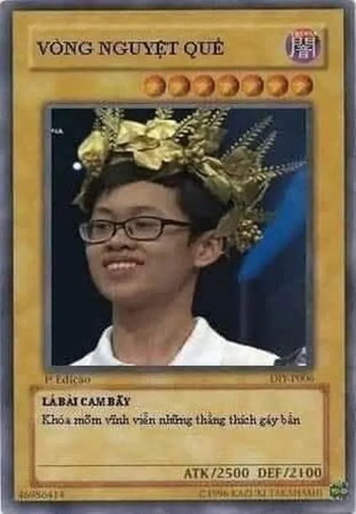 Meme hài thẻ bài vòng nguyệt quế chạm đúng mood