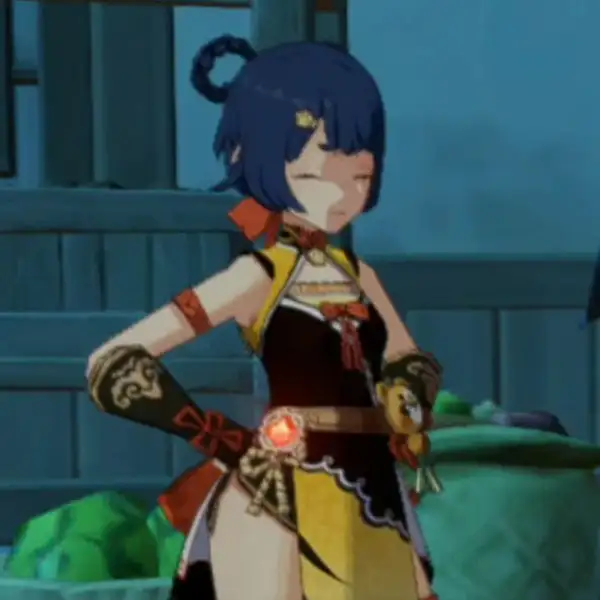 Meme anime chống nạnh ánh nhìn kiêu kỳ xa lạ