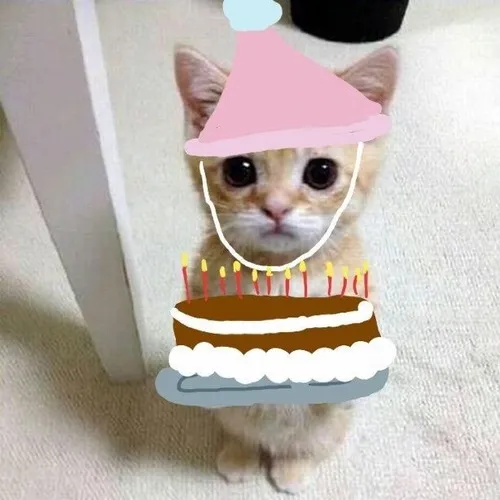 Meme chúc mừng sinh nhật tù mlem cực dễ thương