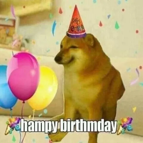 Meme chúc mừng sinh nhật hài kiểu “mất dạy đáng yêu”
