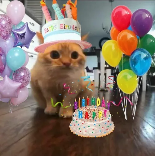 Meme chúc mừng sinh nhật tù nhân cười như điên