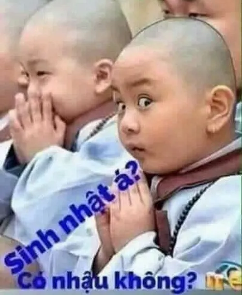 Meme chúc mừng sinh nhật hài nhẹ, duyên cực kỳ