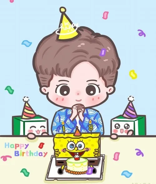 Ảnh meme sinh nhật thiệp hoa rực rỡ bay đầy