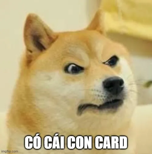 Bộ sưu tập meme cái con card hot nhất trên mạng xã hội Bộ sưu tập meme cái con card hot nhất trên mạng xã hội