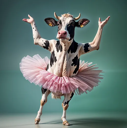 Gương mặt đơ đơ của meme con bò làm cộng đồng TikTok xôn xao