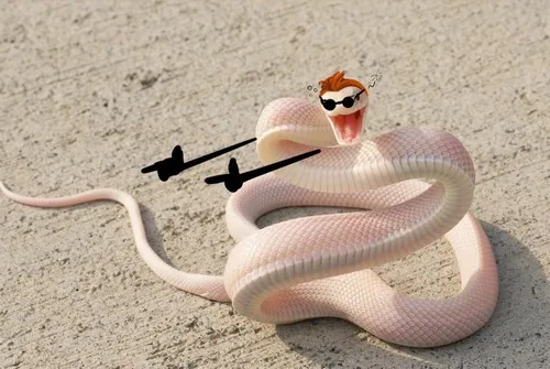 Meme troll rắn lan tỏa qua caption cực gắt