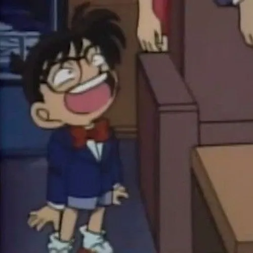 Meme Conan chống tay phân tích như thầy giáo