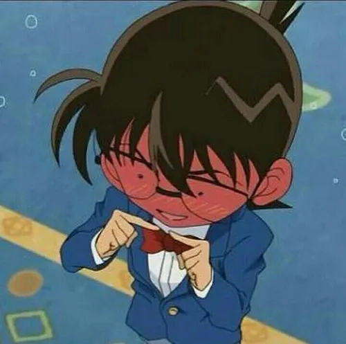 Ảnh vui Conan nhíu mày kiểu thám tử trưởng