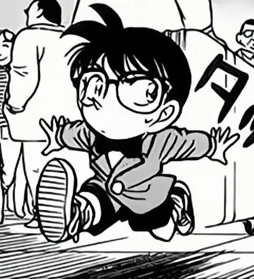 Ảnh chế Megure gắt gỏng nhìn mà buồn cười