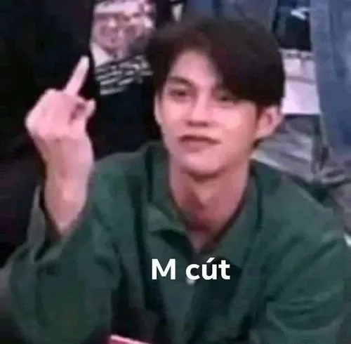 Hình chế thể hiện thái độ “cút lẹ”