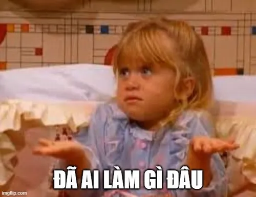 12 Meme “đã ai làm gì đâu” cười xỉu.