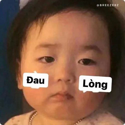 Meme đau khổ biểu cảm đỉnh cao drama.
