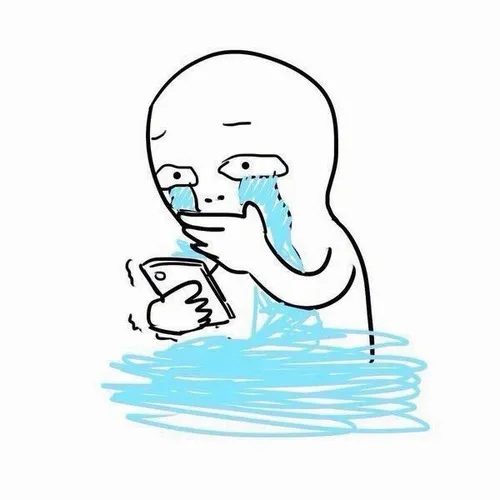 Meme chế kiểu cố cười cho qua chuyện.