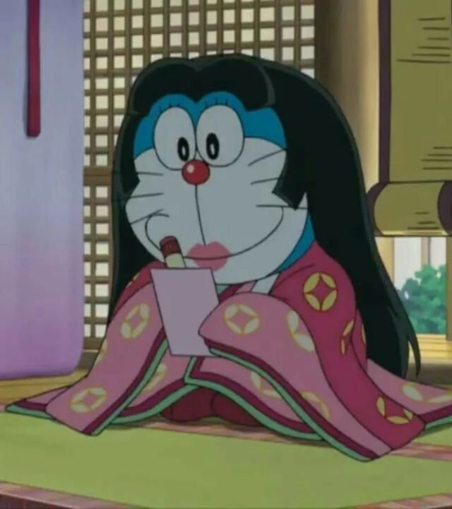 Ảnh vui Đô Rê Mon cười như được mùa