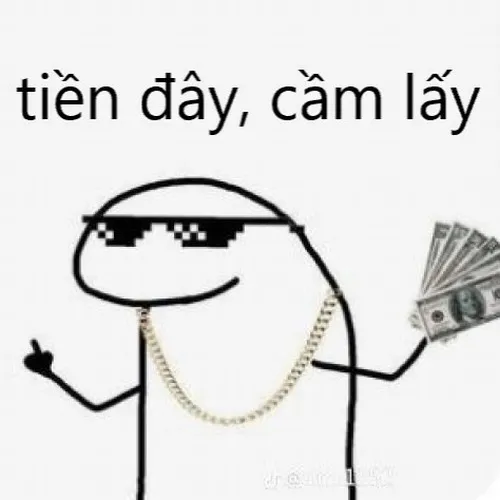 Cảm giác được đưa tiền đô qua meme nghe đã sướng