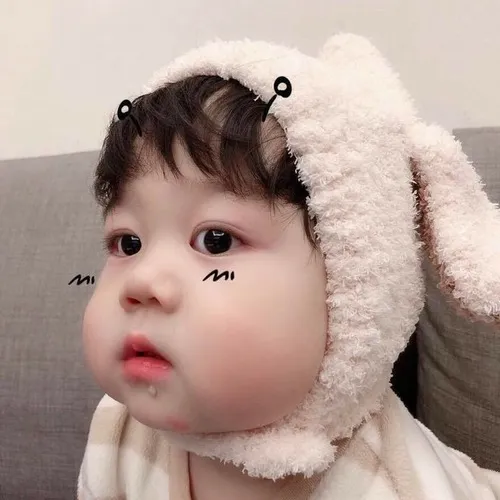 Hình chế vui bé đáng yêu kiểu Hàn xịn