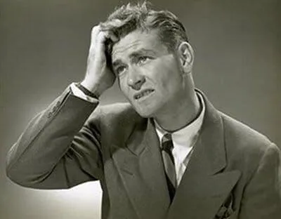 Hình troll gãi đầu mất bình tĩnh