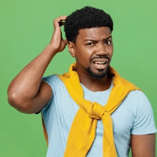 Ảnh hài gãi đầu không biết